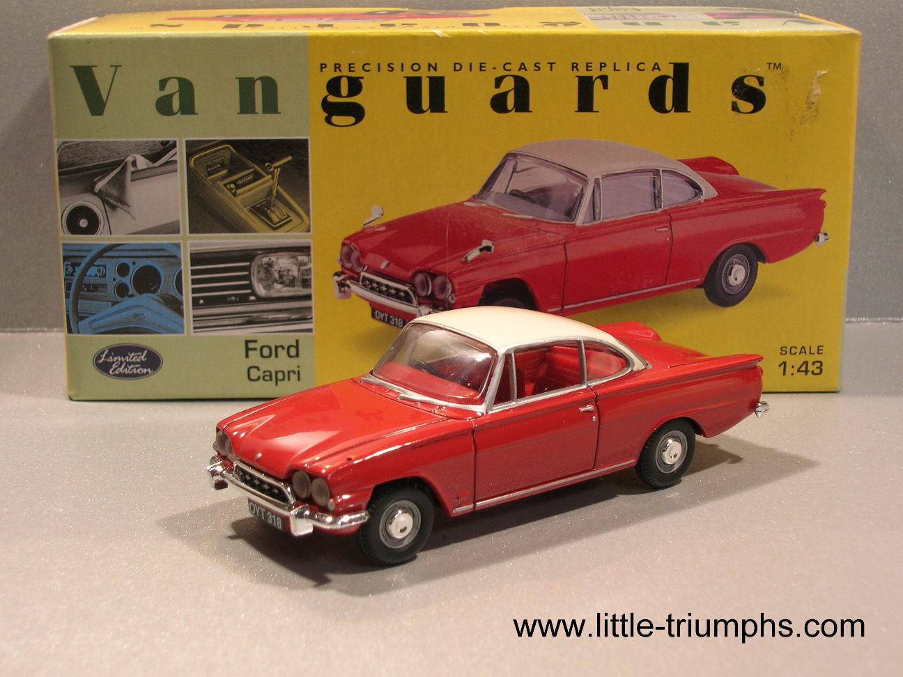 Ford Capri - Monaco Red / Ermine White  -